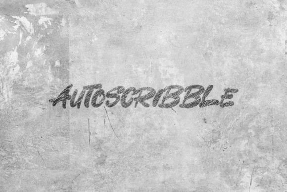 Autoscribble: A Display Font for Bold Web Design
