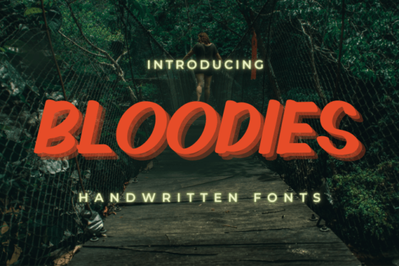 Bloodies: A Trendy Display Font for Modern Editorial Design