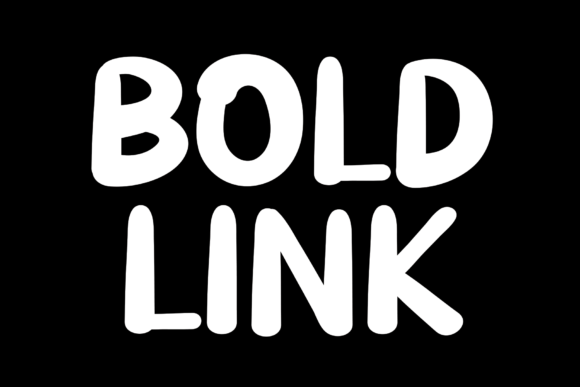 Bold Link: A Handwritten Display Font for Editorial Elegance