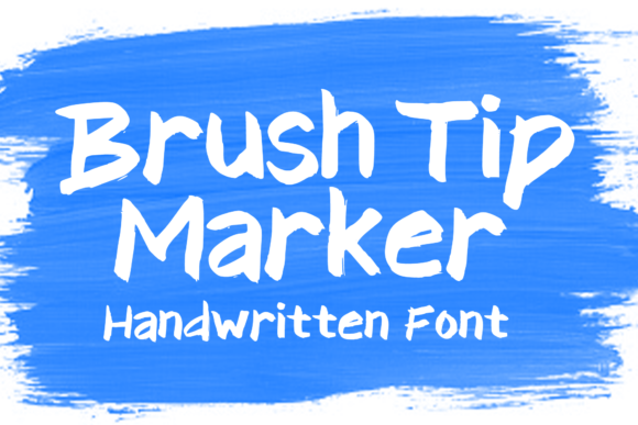 Brush Tip Marker Font for Web Design
