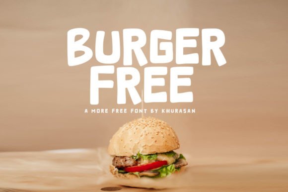 Burger Free: A Handwritten Font for Modern Editorial Design