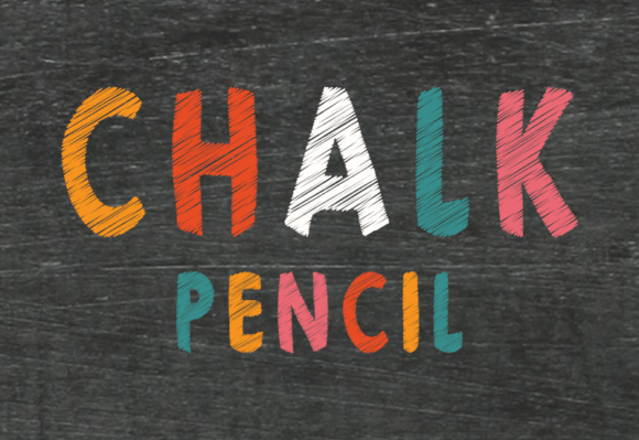 Chalk Pencil Font for Vibrant Editorial Design