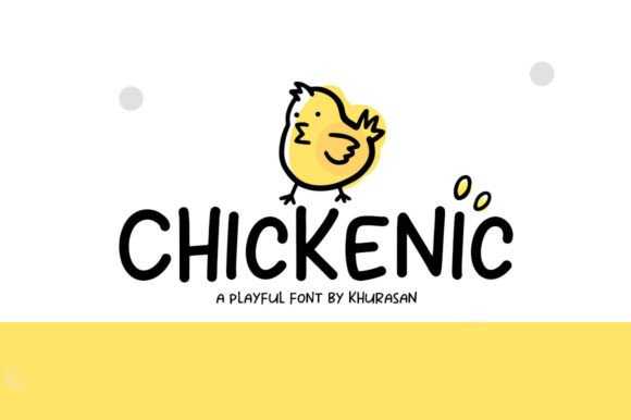 Chickenic: A Playful Display Font for Bold Campaign Designs