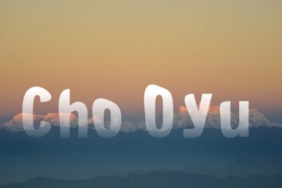 Cho Oyu Font for Handmade Creations