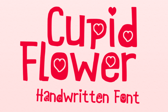 Cupid Flower Font for Handmade Creations