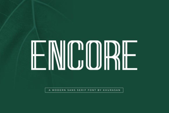 Encore: A Display Font That Elevates Campaigns
