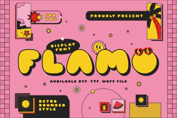 Flamo: A Bold Display Font for Eye-Catching Campaigns