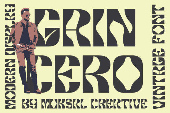Gaincero: A Display Font for Bold Branding