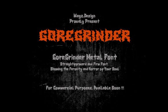 Goregrinder Free Version: A Bold Typeface for Editorial Impact