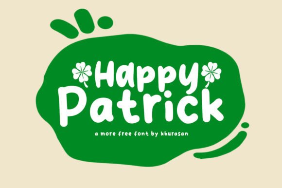 Happy Patrick Font for Handmade Creations
