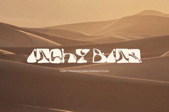 Itchy Bits: A Bold Font for Memorable Branding