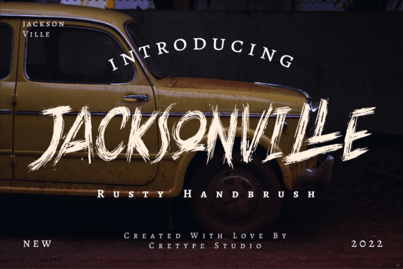 Jacksonville Hand Brush Font for Web Design