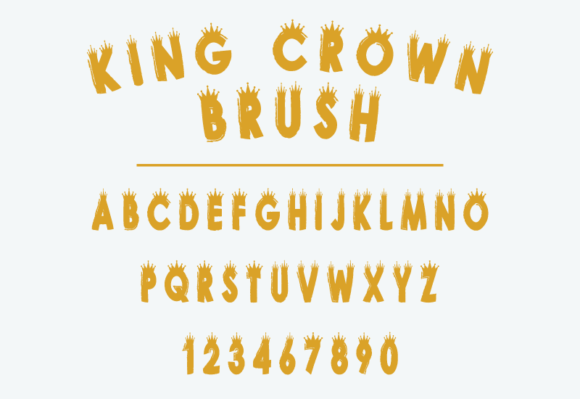 King Crown Brush for Handmade and Commercial Design