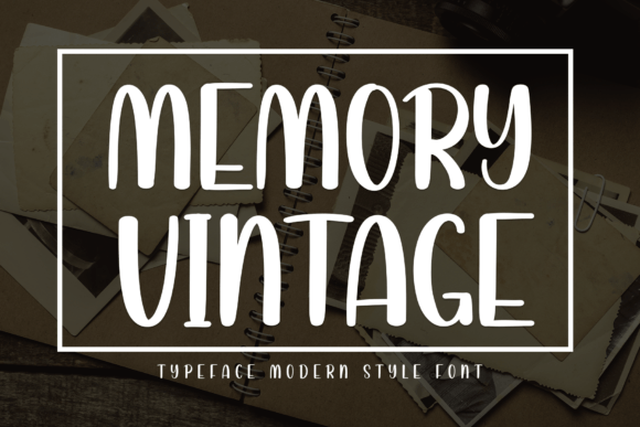 Memory Vintage Font for Business Branding
