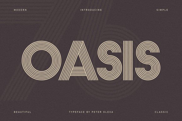 Oasis Font for Modern Branding Projects