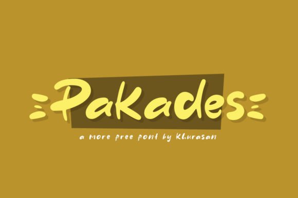 Pakades Font for Modern Branding and Marketing