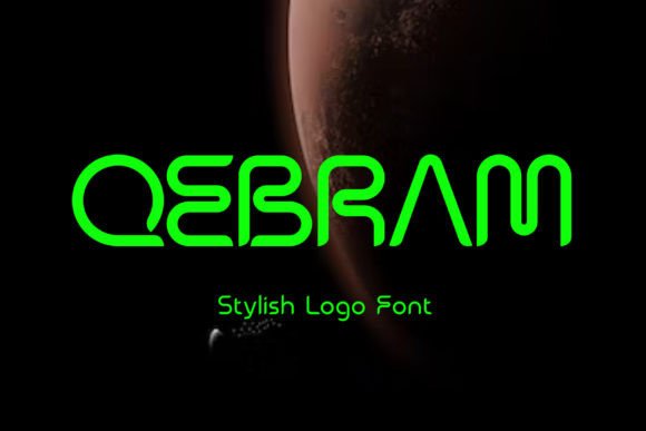 Qebram: A Sci-Fi Inspired Display Font for Bold Branding