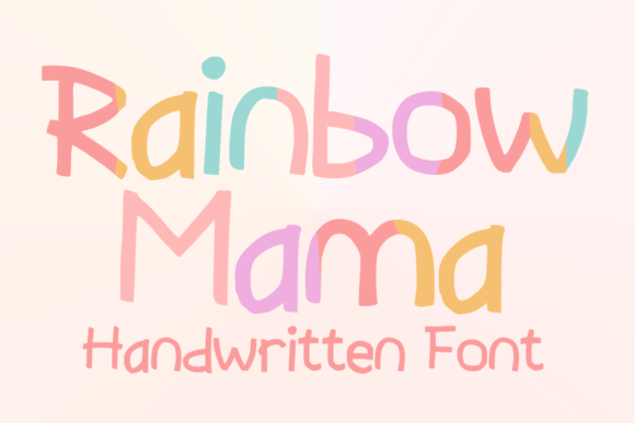Rainbow Mama Font for Web and Digital Design