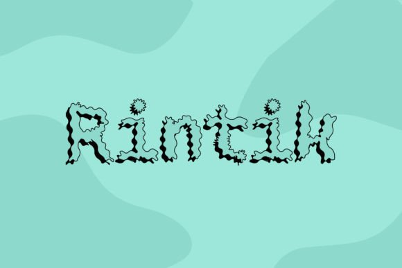 Rintik: A Handwritten Font for Editorial Magic
