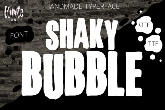 Shaky Bubble: A Playful Font for Bold Branding