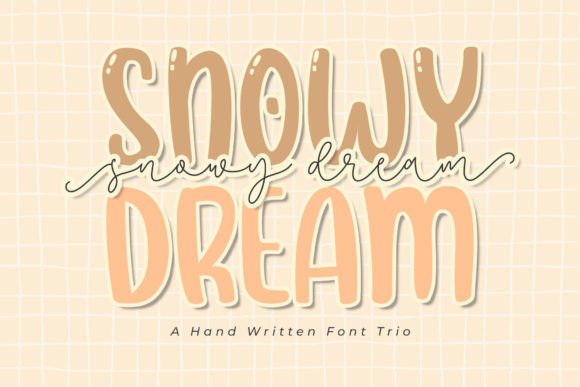 Snowy Dream Trio: A Versatile Font for Creative Projects