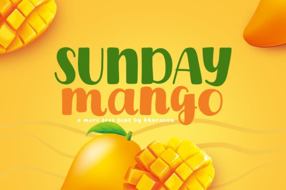 Sunday Mango: A Playful Font for Modern Campaigns