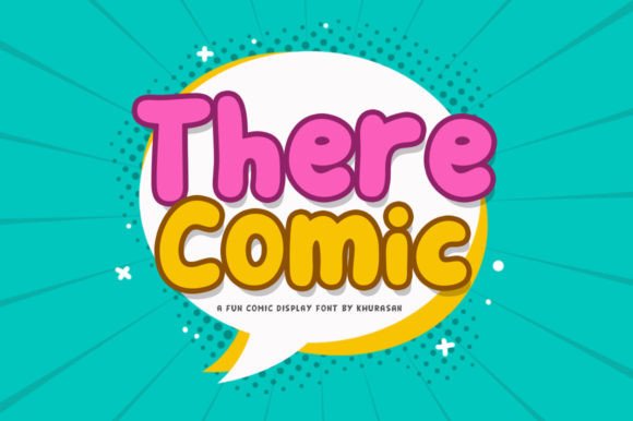 There Comic: A Modern Display Font for Web Design