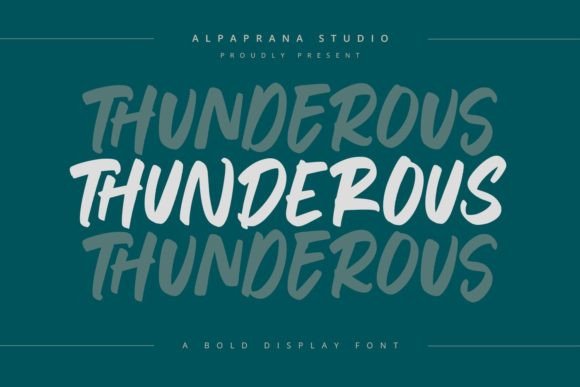 Thunderous: A Bold Choice for Crafters and Designers