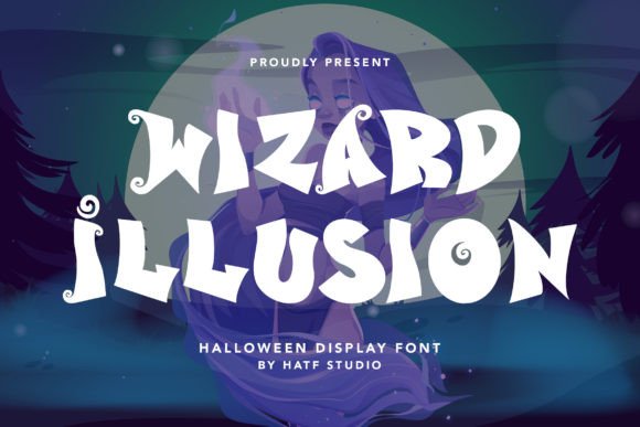 Wizard Illusion Font for Editorial Design