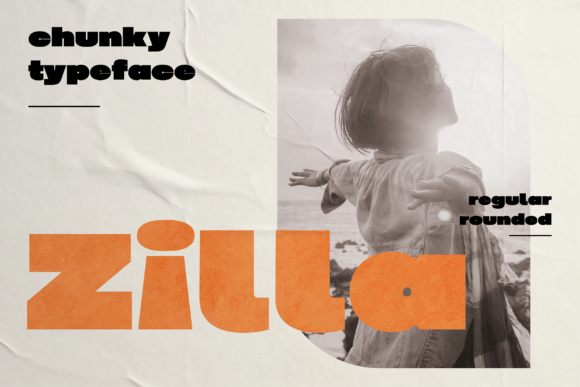 Zilla: A Bold Font for Crafters and Product Creators